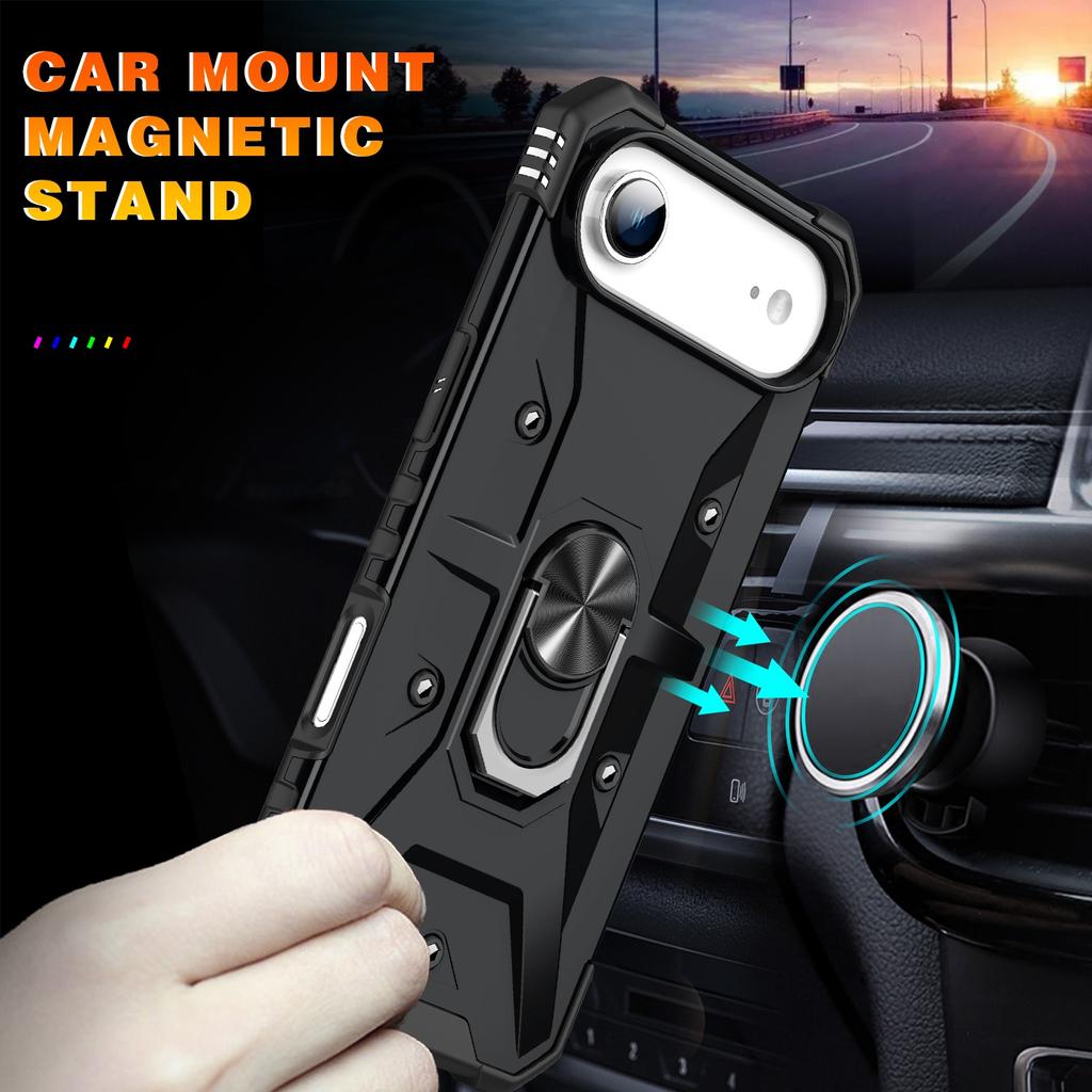 Impact Resistant Armor Case for Iphone 17 Air 15 16 Pro Max 16e 12 13 14 Plus Iphone17 Iphone16 Iphone14 Funda Cover
