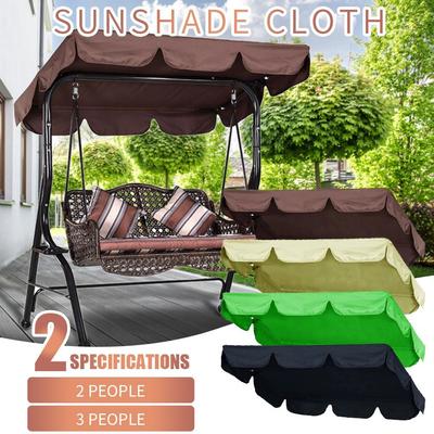 Three People Outdoor Garden Swing Cover Canopy Replacement Shade Cloth