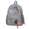 Schoolbag Japanese Ins Wind Cartoon Star Embroidery Mini Backpack Student Party Niche Commute Travel Light Small Backpack
