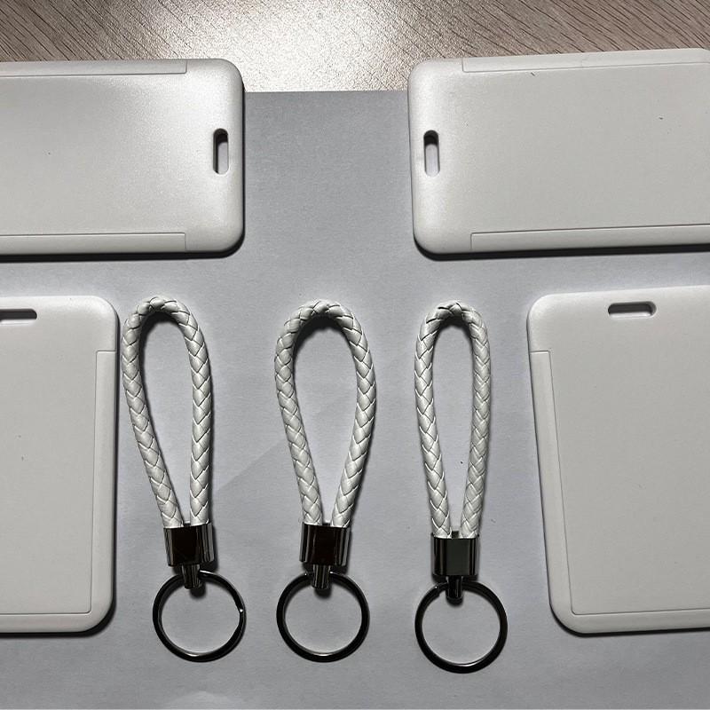 Custom PVC Sliding Cover Card Holder for Students and Work Permits