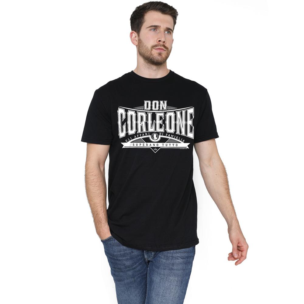 The Godfather Mens Don Vito Corleone Text T-Shirt