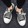 Fashion Men's Canvas Shoes Summer Breathable Men's Comfortable Sneakers Lace-up Lightweignewht Versatile Walking Vsulcanize Shoe