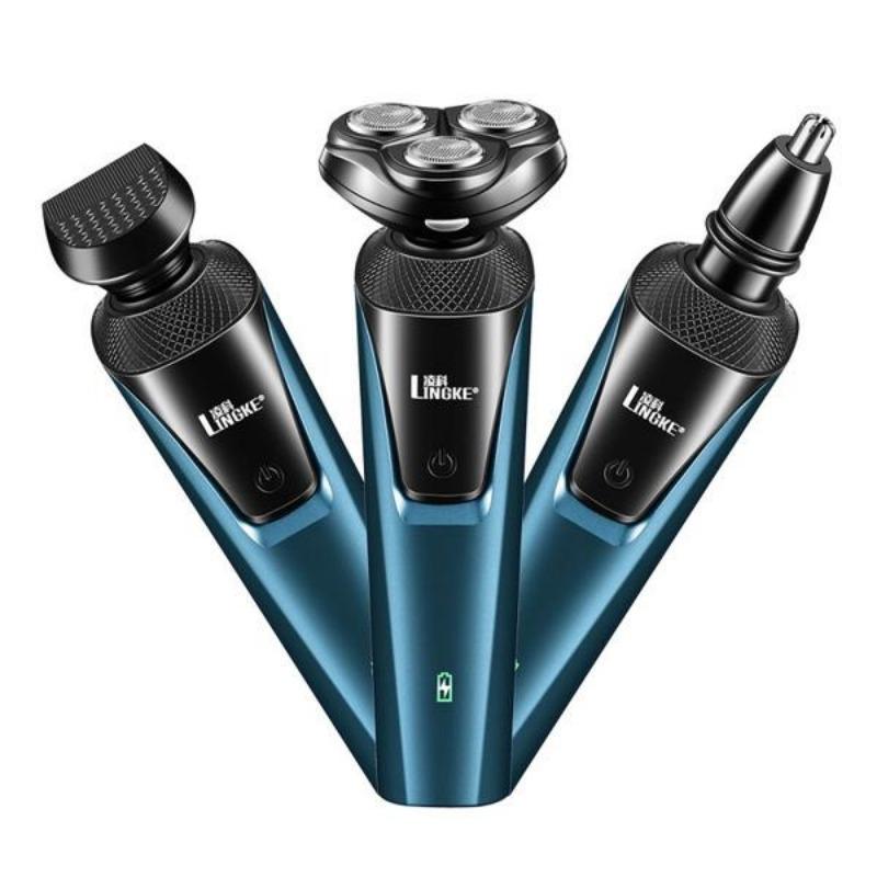 3 в 1 электробритва для мужчин 4D бритва триммер для бороды USB аккумуляторная портативная машинка для мытья волос машинка для стрижки волос для лица Epilato