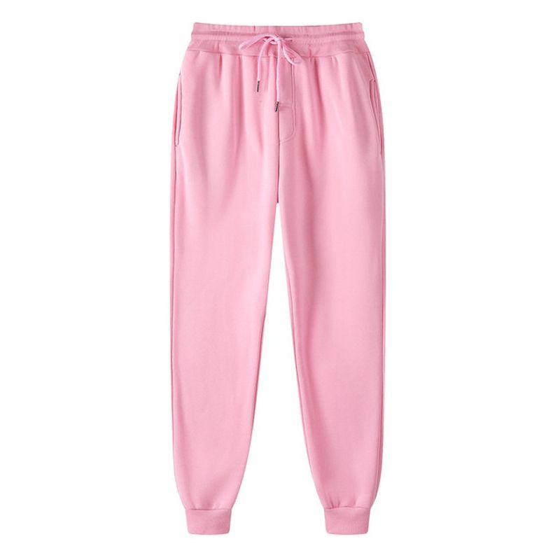 Solid Colorcasual Loose Fleece Track Pants Pure Color Loose Fleece Sweatpants