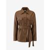Cc Collect. Belted Leather Jacket C263psf151