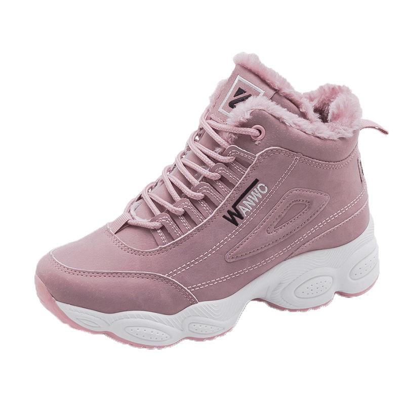 Plataforma de moda para mujer Zapatos cálidos Invierno Plus Velvet Zapatos  de algodón Al aire libre Zapatos para caminar Botas de nieve comprar a buen  precio — entrega gratuita, reseñas reales con