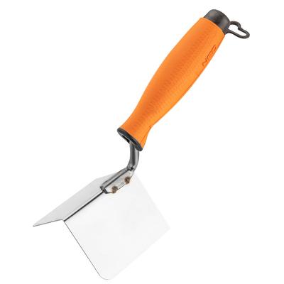 Angled Stucco Trowel, External, 80 Mm, Bi-material Handle