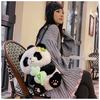 Plüsch-Rucksack mit Panda-Motiv für Mädchen, atmungsaktives Design und sicherer Reißverschluss für den täglichen Gebrauch