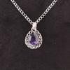 Pear Natural Iolite 925 Silver Mother Gift Sisters Day Unique Pendant Jewelry PP-26-7