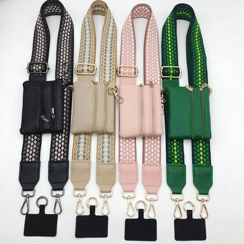 Fashion Polka Dot Mobile Phone Bag Strap Long Shoulder Strap Crossbody Adjustable Neck Bag Women's Bag Replacement Strap