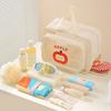 New Transparent Waterproof Travel Toiletry Bag Portable Dry Wet Separation Organizer for Toiletries Cosmetics