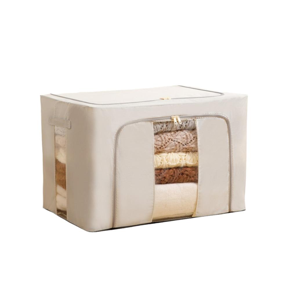 Large Capacity Closet Clothing Organizer Stackable Toy Storage Bins Fabric Storage Box  Wardrobe