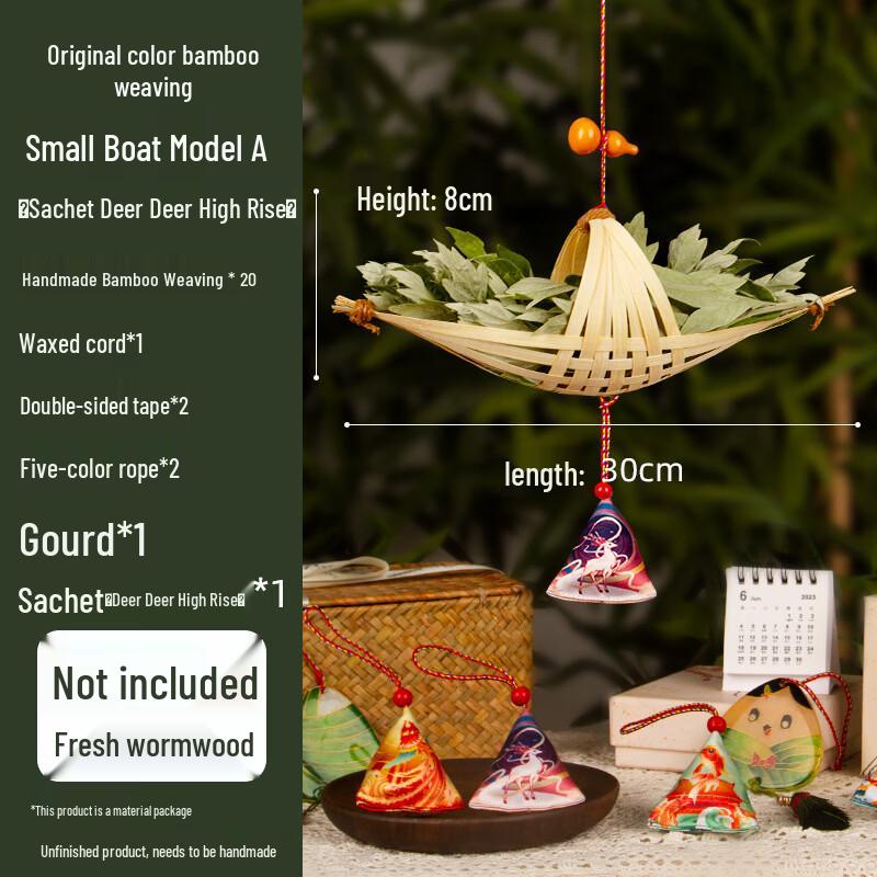 DIY Dragon Boat Festival Bamboo Dragon Boat Kit
