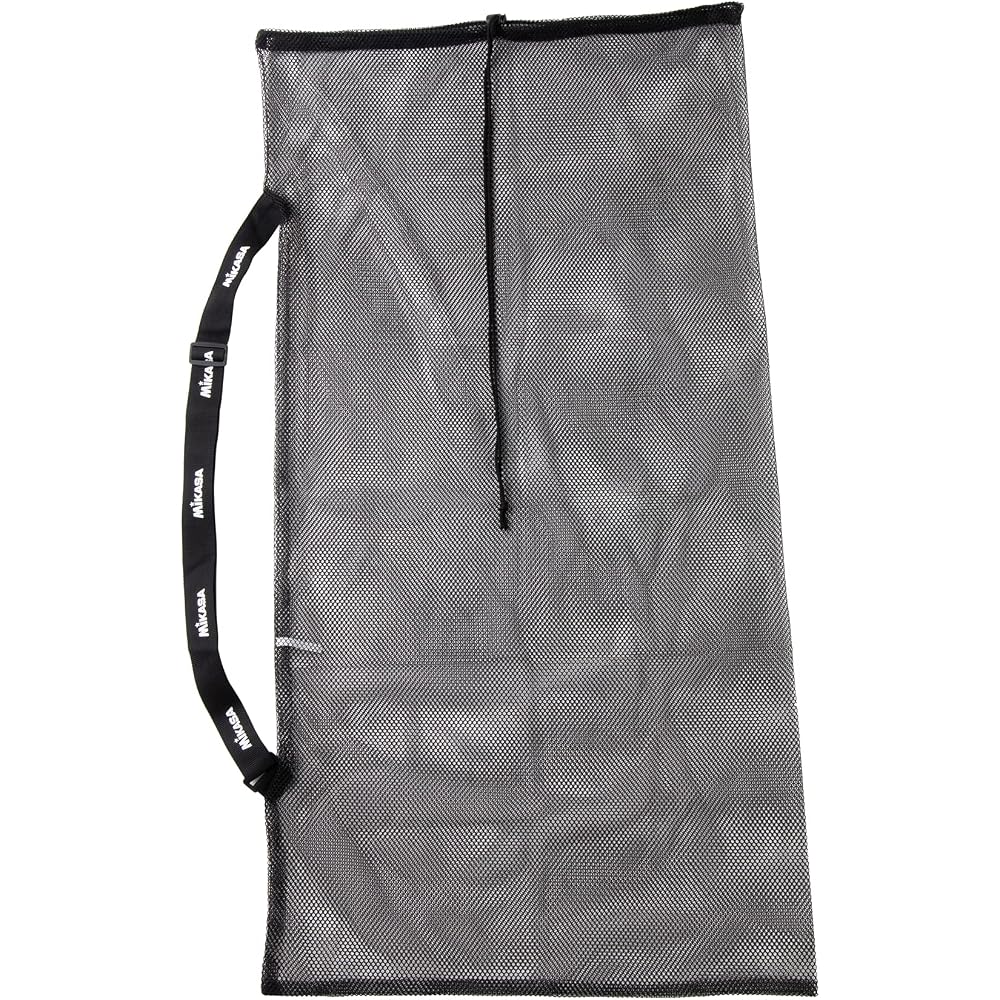 Mikasa Ball Bag Mesh Drawstring Large Size Black MBB2