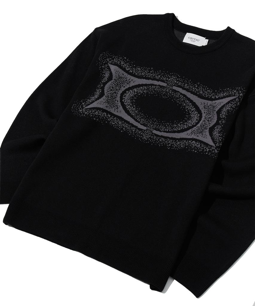 CRITIC Wormhole Noise Knit Black