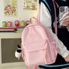 Kindergarten Elementary School Girl Children's Spring Outing Small Backpack Solid Color Cute Backpack