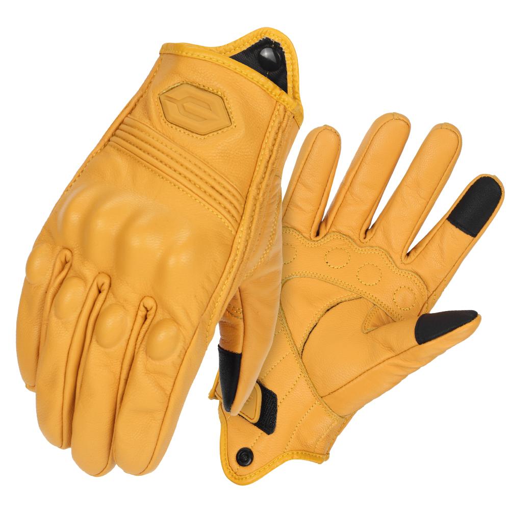 Motorcycle Gloves Breathable In Summer And Warm In Winter Off-road Motorcycle Anti Fall Touch Riding Gloves Retro Leather Gloves