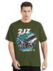 Japan Car 2JZ Engine Turbo Tuning JDM TShirt Summer Fashion Casual Cotton Graphic TShirt UnisexTops Tees Mens Clothing