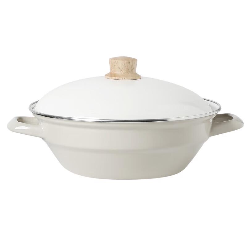 

FUJIHORO Enamel High-Lid Soup Stew Pot
