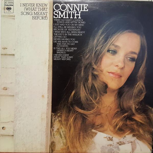 

LP Record CONNIE SMITH I Never Knew What That Song Meant KC33055 Columbia Canada CountryFolk Used