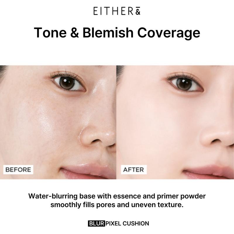 [EITHER&] *mini* Blur Pixel Cushion (4 Colors)