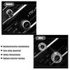 Sparkly Shiny Bling AC Air Conditioner Volume Tune Knob Button Cover Cap Compatible with Dodge Challenger Charger Chrysler 200 300 300s 2015-2020