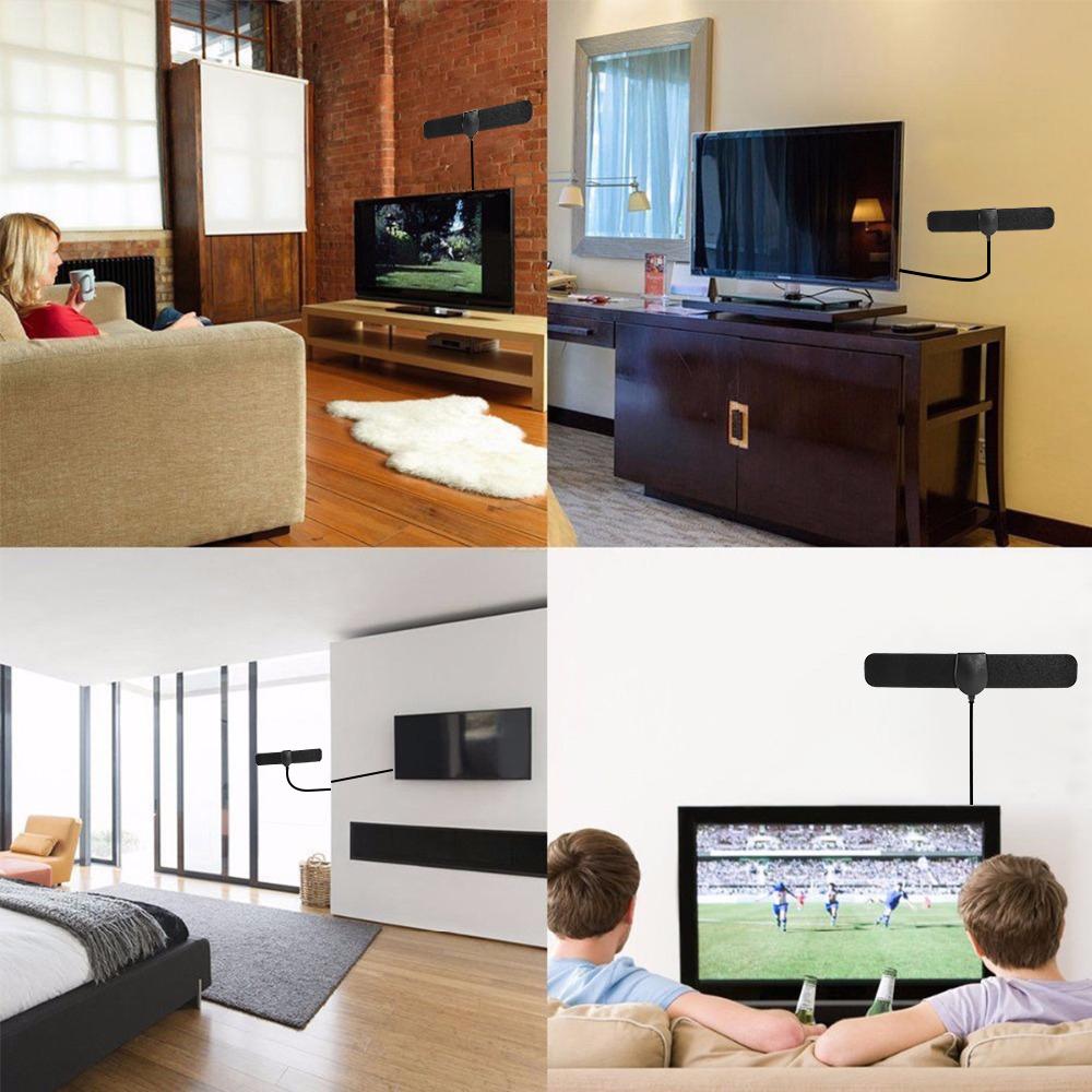 980 Miles Indoor Digital TV Antenna Satellite Receiving Antenna DVB-T2  1080P High Gain 20 dBi Amplifier Aerial TV-Antenna 2025