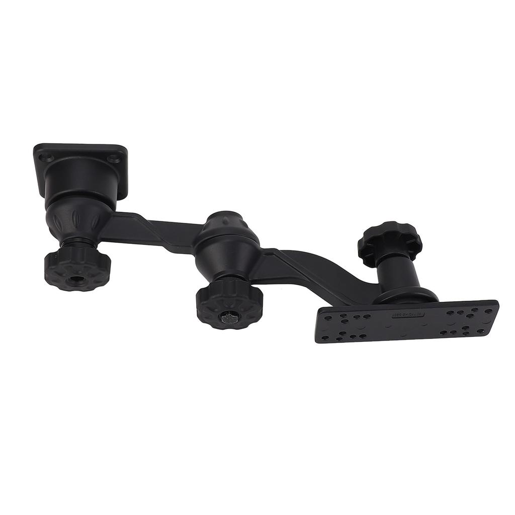 Plotter   Arm Mount, 11.4 Inch Horizontal Fish Finder Bracket with 6.25 x 2 Inch Panel, Aluminum   Arm Bracket for Fish Finder for Chart Plott