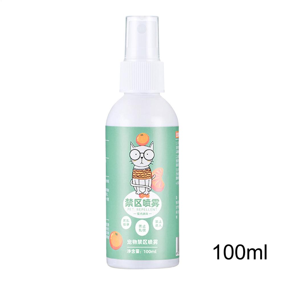 Cat Scratch DeterrentSpray 100ml Natural Scratching Training Aid Spray No Stimulation Orange Fragrance Sofa Furniture Protector