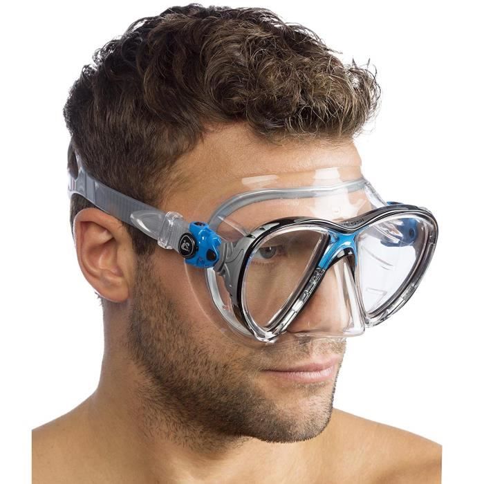 Cressi - masque de plongée sous marine pour adulte - big eyes evolution - noir (noir) - taille unique - ds336950