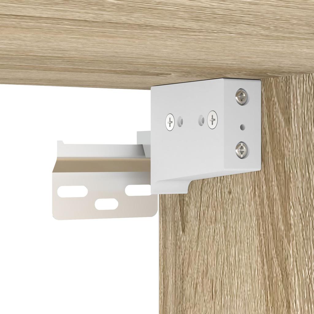 Retro-Wandspiegel Fürs Badezimmer, Schminkspiegel Mit Offenen Quadratischen Aufbewahrungsfächern Auf Beiden Seiten, 60 X 16 X 60 Cm