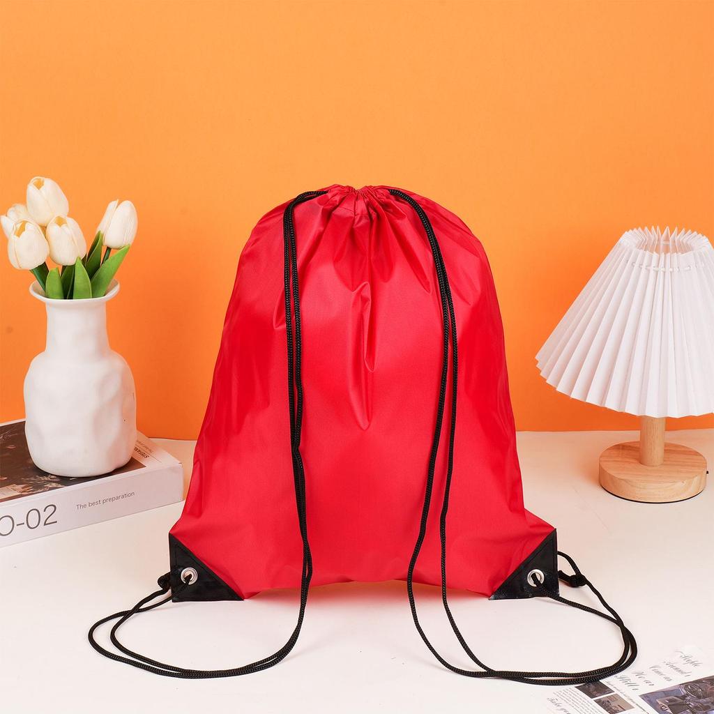 Waterproof 210D Polyester Drawstring Sports Backpack with Custom Logo