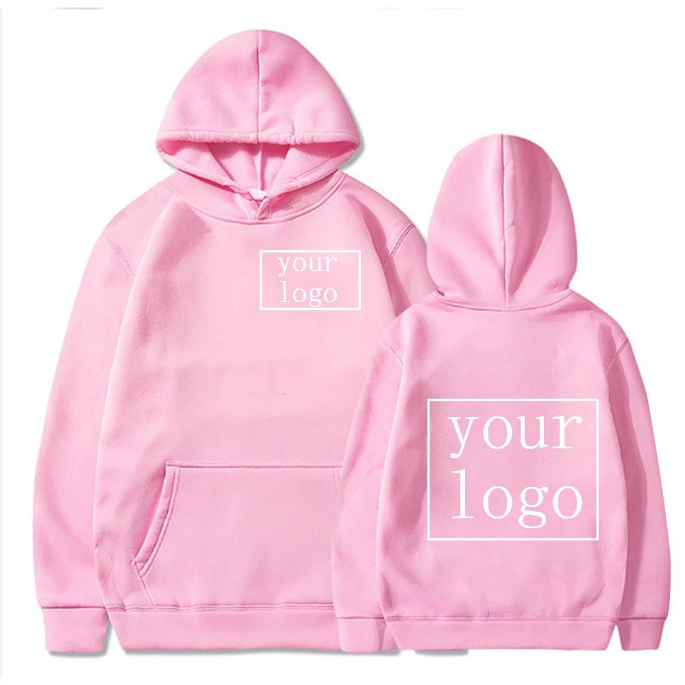 Benutzerdefiniertes Muster Ihr Logo Druck Hoodies Männer Frau Übergroßer Hoodie Kapuzenpullover Harajuku Pullover Unisex Trainingsanzug Kleidung