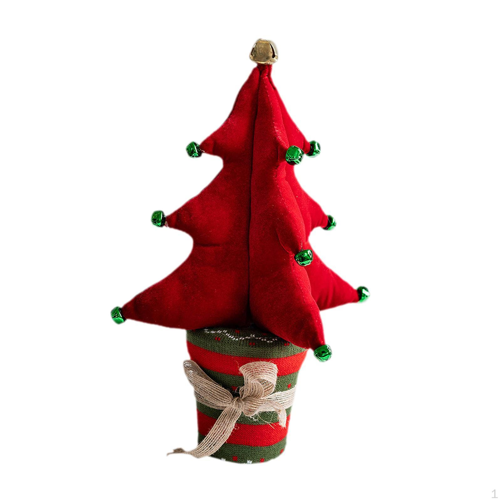 

Flannel Tabletop Christmas Tree Ornaments, Home Decoration, Ornaments for красный