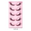 5 Pairs Fox Eye False Eyelashes Eye End Lengthening Long Curling Thick Fluffy All-Match Comfortable Fake False Eyelashes