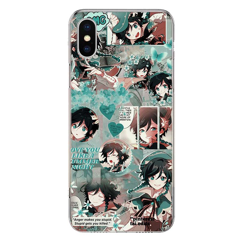 Genshin Impact Game Cover Phone Case For Apple iPhone 11 12 13 14 Pro 7 XR X XS Max 6 6S 8 Plus + Mini 5 SE Print Soft Cover