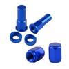 3Pcs Motocross Rim Lock Nut Kit Tire Clamp Screw Rim Lock Nut Spacer Kit Dirt Bike Rim Lock Nuts Bolts Spacer Motocross Valve Cap