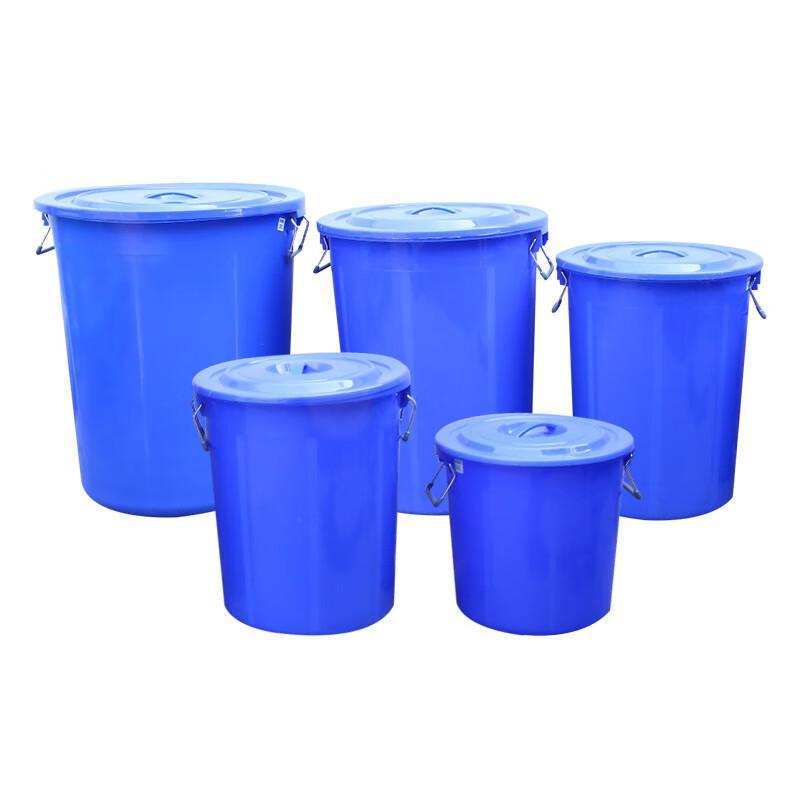 Пингвин Туан Туан 65л Синий Круглый Пластиковый Контейнер для Хранения