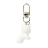 Lying White Cat Floki Keyring (16014510)