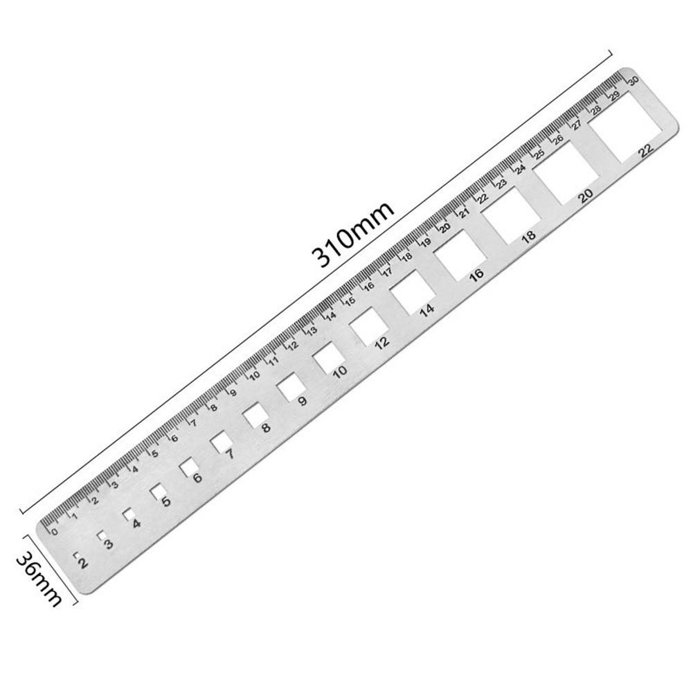 

Diameter Measurement Multi-function Ruler Stainless Steel Ruler