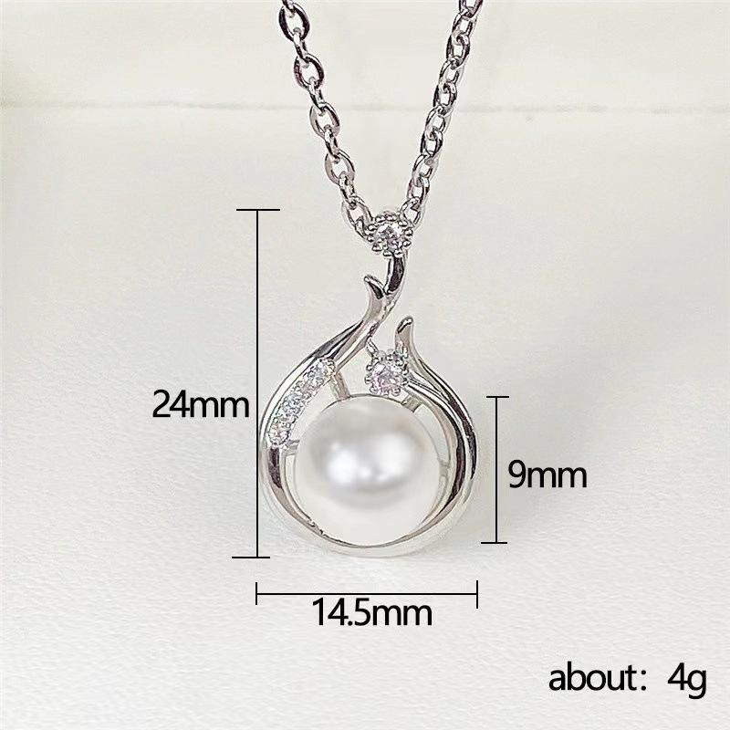 New Baroque Pendant Artificial Pearl Women's Necklace Women's Clavicle Chain Choker Personalized Pendant