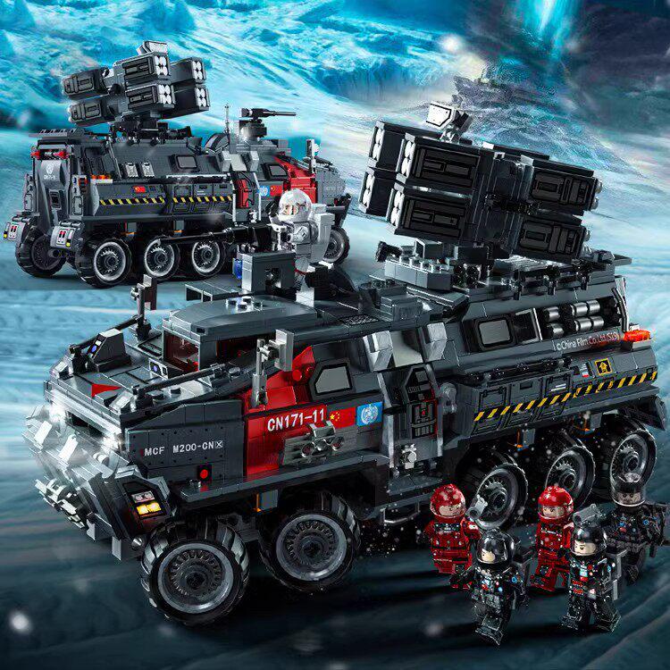 Building Blocks: The Wandering Earth Armored Carrier - Educational Assembly Toy for Ages 8-12, 2026 Birthday Gift