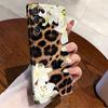 Popular Leopard Print Lily GalaxyS23plus Mobile Phone Case Personalized Samsung S25ultra Protective Case