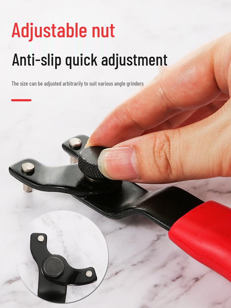Adjustable Universal Angle Grinder Wrench for Disassembly and Polishing