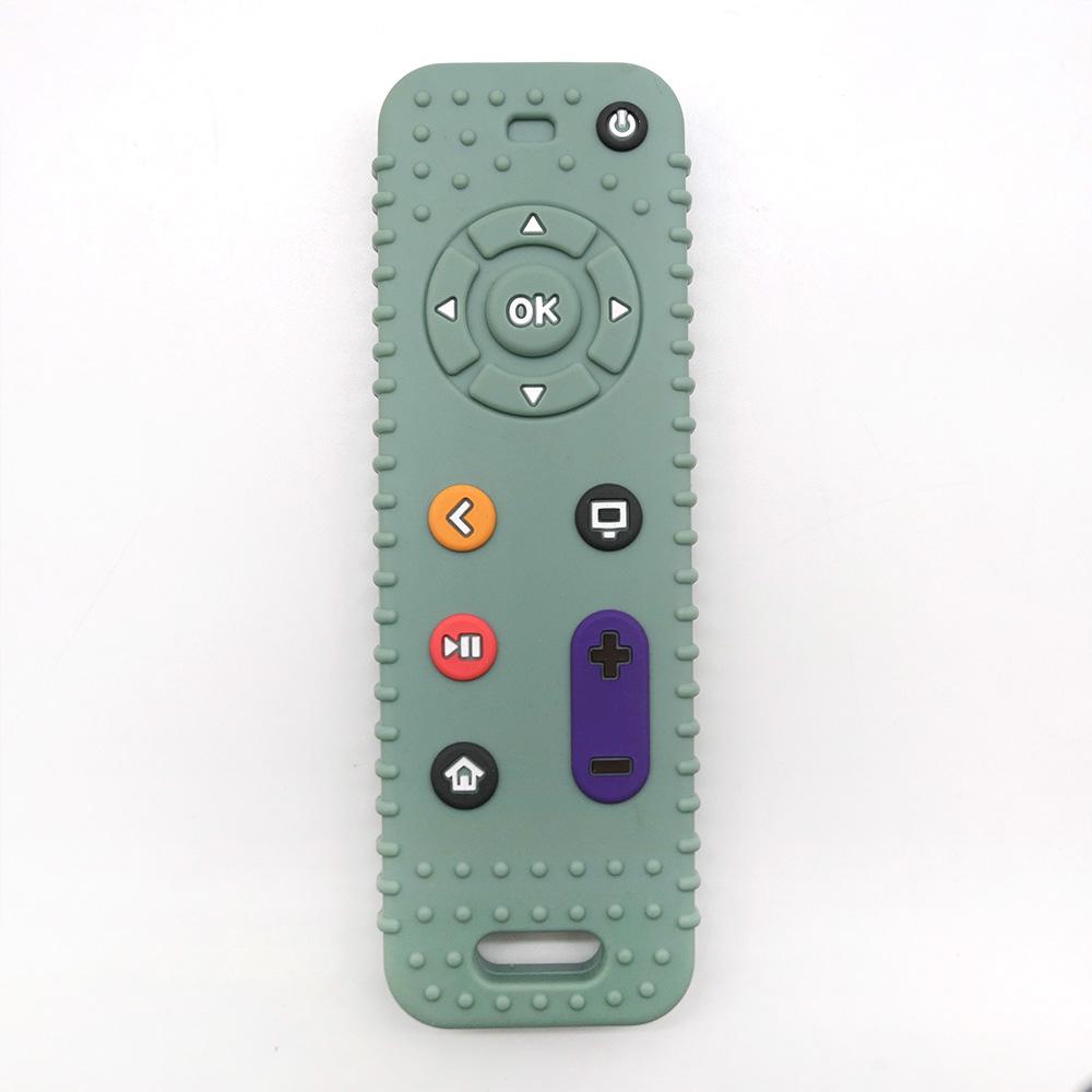 Simulated Remote Control Teether Infant Pacifier Anti Thumb Sucking Soothing Toy Ideal for Chewing Plus Stress Relief