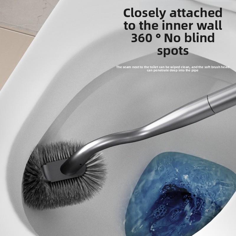 Wall-mounted Toilet Brush Household No Dead Angle Bathroom Brush 2025 New Bathroom Toilet Cleaning Small Brush
