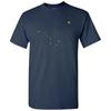 Alaska State Flag - Hometown Pride Local Souvenir Basic Cotton T-Shirt - Navy