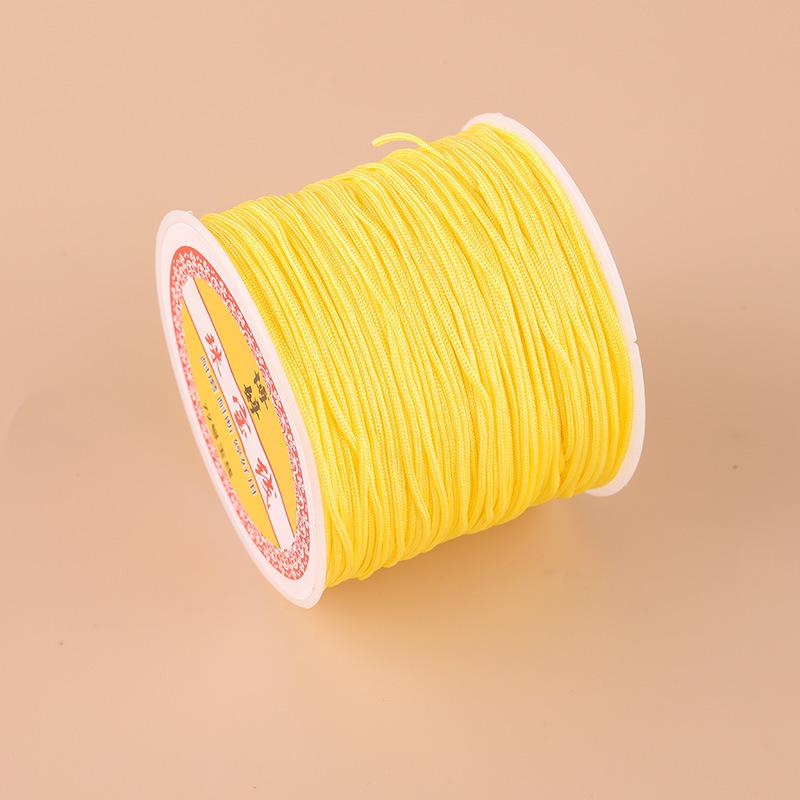 Boting Jade No. 72 0.8mm Nylon Thread for DIY Braided Cord Bracelet Weaving and Pendant Making.