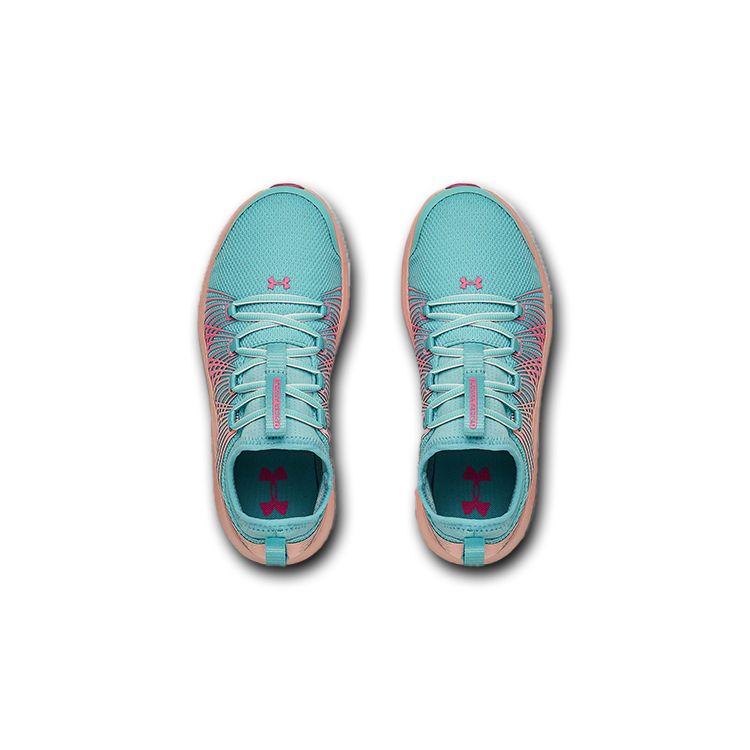 Under Armour Infinity 2 Comfortable Versatile Low-Top Kids Running Shoes Kids Running Shoes Blue Pink 3023205-400