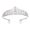 European & American Fashion Alloy Crystal Black Crown Headband for Brides & Halloween Parties